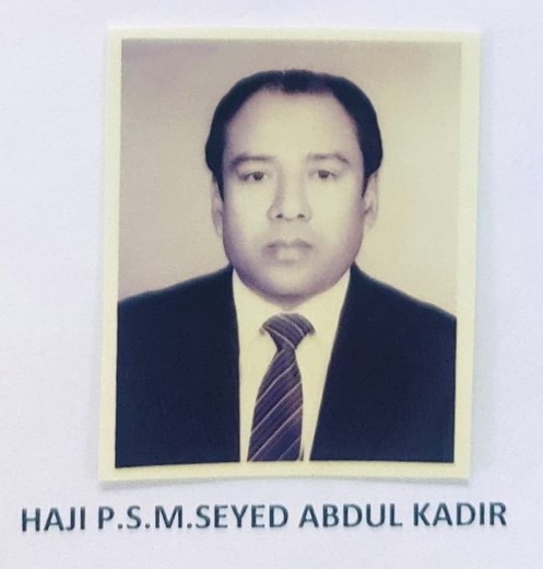 HAJI P.S.M.SEYED ABDUL KADIR